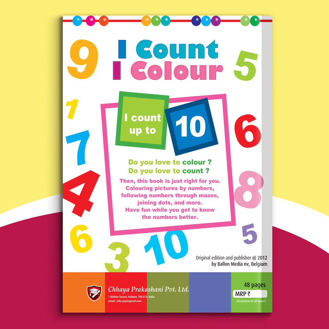 I Count I Colour  (Up to 10)
