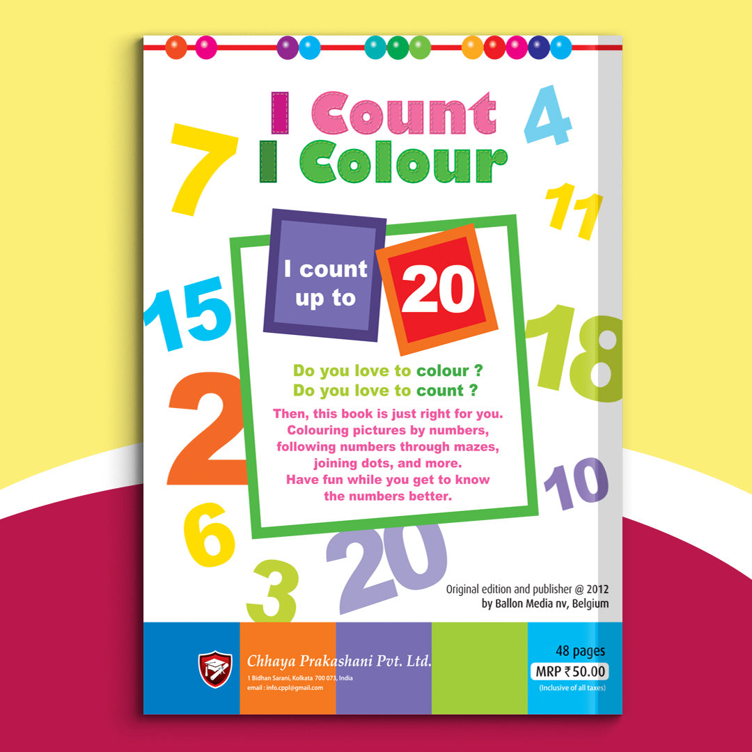 I Count I Colour  (Up to 20)